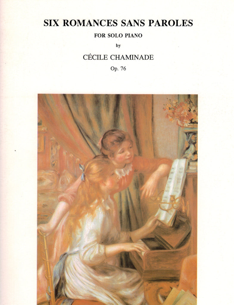 Chaminade – Six Romances Sans Paroles, Op. 76 – Piano