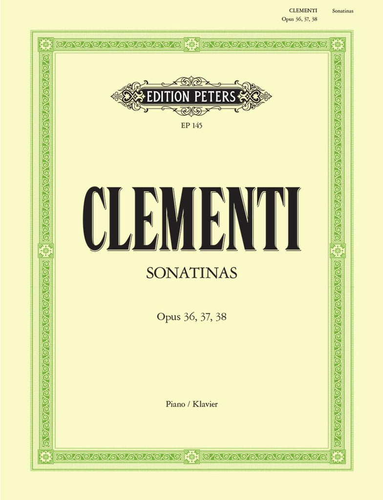 Clementi – Sonatinas, Ops. 36-38 – Piano