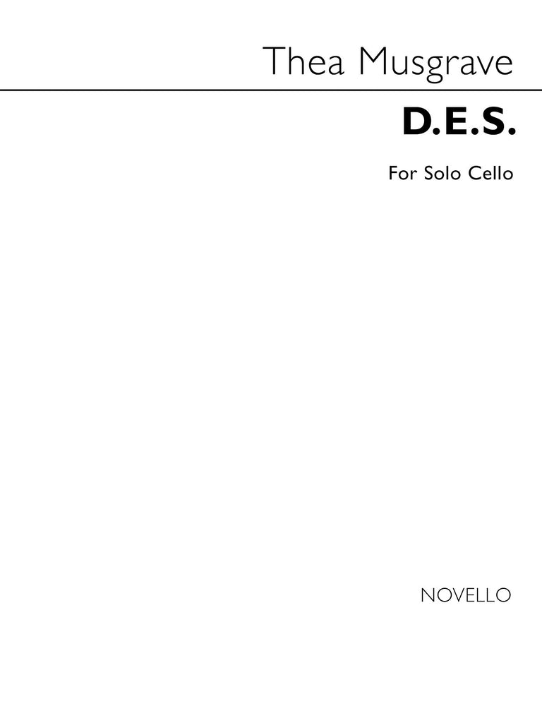 Musgrave - D.E.S. - Cello Solo