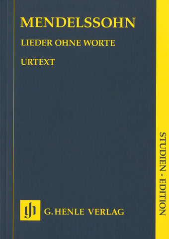 Mendelssohn - Piano Works, Vol. 3: Songs Without Words - Study Score