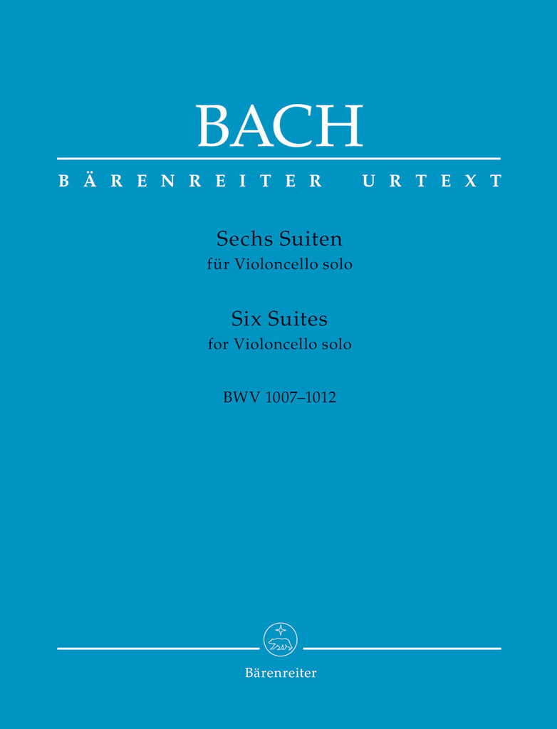Bach (ed. Talle) - Six Suites for Cello, BWV 1007-1012 - Cello Solo