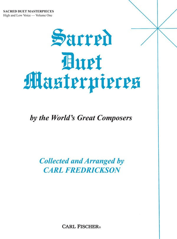 ed. Fredrickson - Sacred Duet Masterpieces: Vol. 1 - High and Low Voice