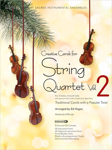 Hoagn, arr. - Creative Carols for String Quartet (w/CD) - String Quartet