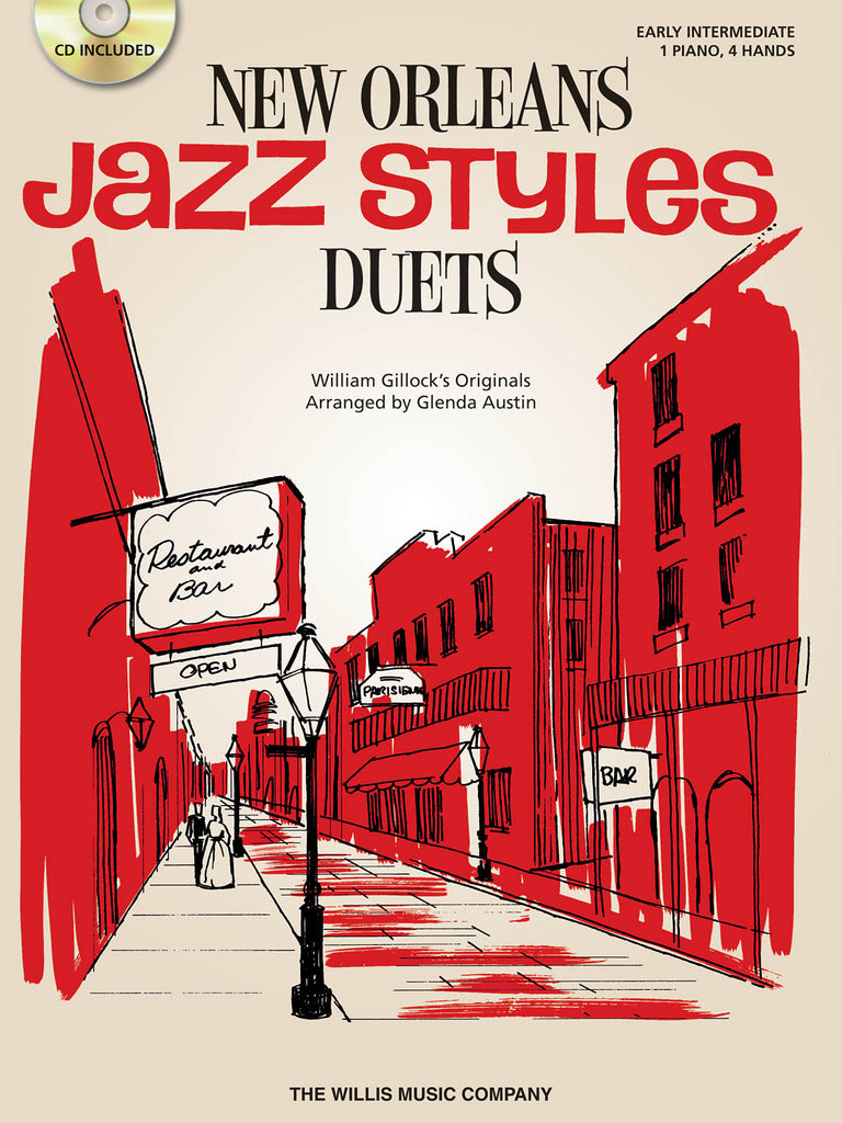 Gillock - New Orleans Jazz Style Duets (w/CD) - Piano, 4 Hands