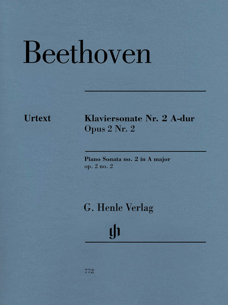 Beethoven, eds. Gertsch and Perahia – Piano Sonata No. 2 in A Major, Op. 2/2 – Piano