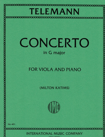 Telemann - Concerto in G Major - Viola and Piano