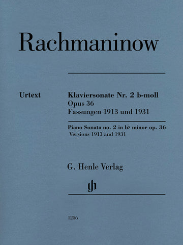 Rachmaninoff, ed. Rahmer – Piano Sonata No. 2 in Bb Minor, Op. 36 – Piano
