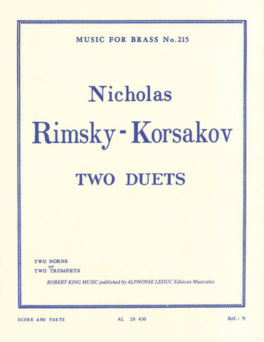 Rimsky-Korsakov – Two Duets – 2 Horns (or 2 Trumpets)