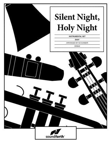 Dunbar - Silent Night, Holy Night - 2 Flutes/2 B-Flat Instruments/2 E-flat Instruments/2 F Instruments/2 C Bass Instruments and Piano