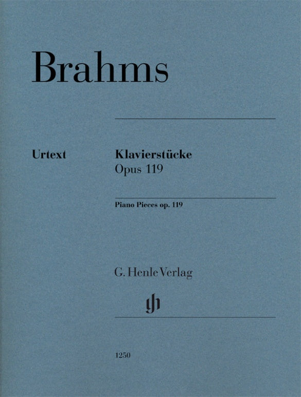 Brahms, ed. Eich – Piano Pieces, Op. 119 – Piano