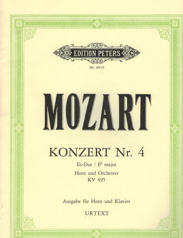 Mozart - Horn Concerto No. 4 in Eb Major, KV. 495 - Horn and Piano