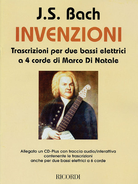Bach - Inventions: Transcriptions for 2 Electric Basses (w/CD) - Electric Bass