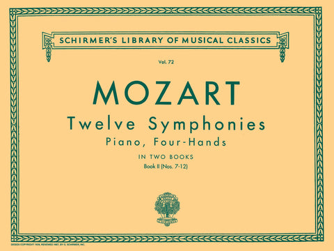 Mozart - 12 Symphonies, Vol. 2 - Piano, 4 Hands