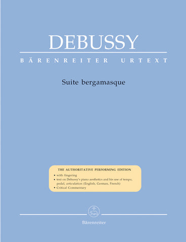 Debussy, ed. Back – Suite Bergamasque – Piano