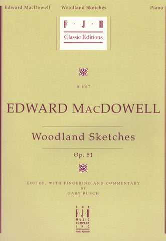 MacDowell, ed. Busch – Woodland Sketches, Op. 51 – Piano