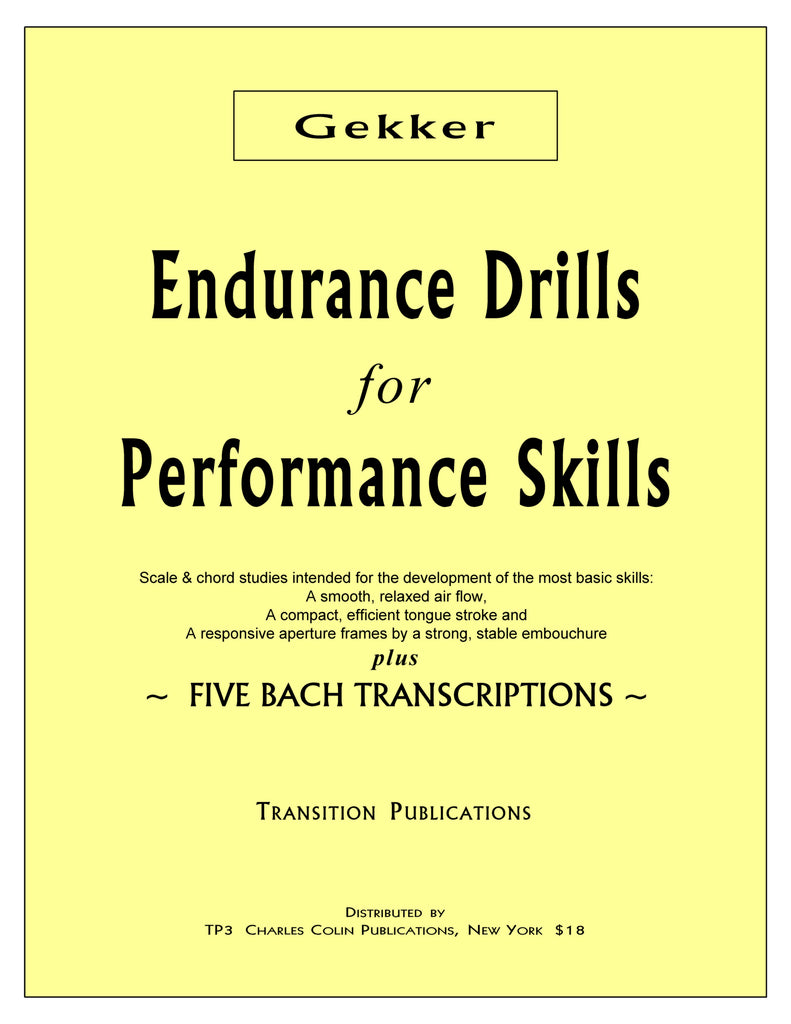 Gekker - Endurance Drills - Trumpet Method