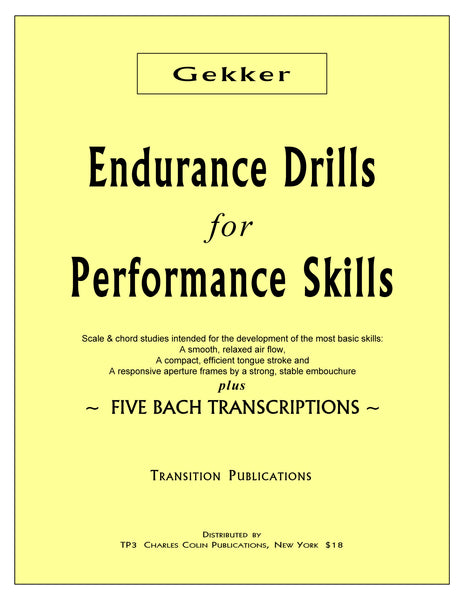 Gekker - Endurance Drills - Trumpet Method