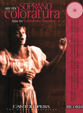 Various – Arias for Coloratura Soprano (w/CD) – Voice and Piano