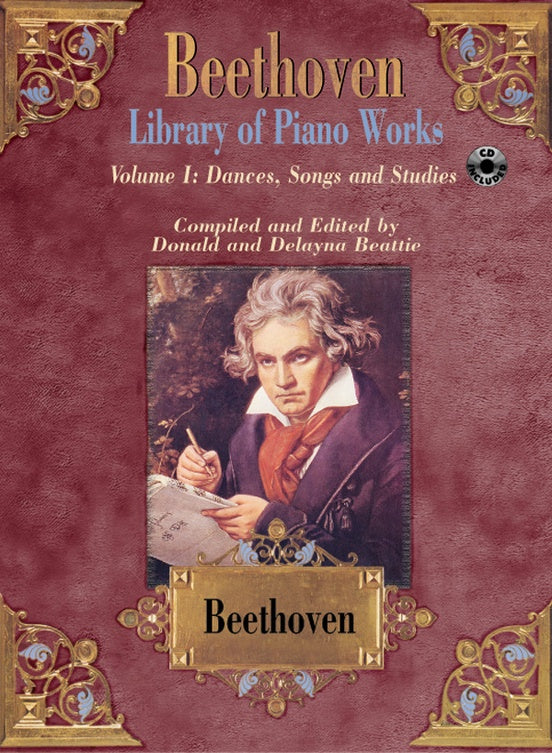 Beethoven – Library of Piano Works, Vol. I: Dances, Songs, and Studies (w/CD) – Piano