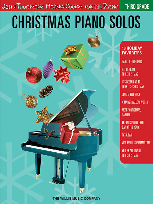 John Thompson's Modern Course for the Piano: Christmas Piano Solos, Third Grade (w/CD) - Piano Method