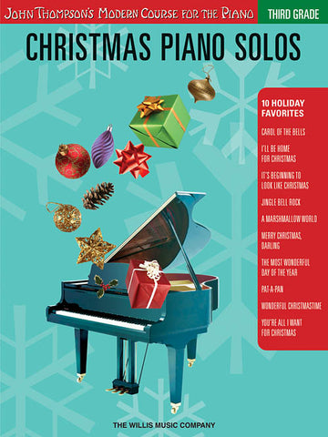 John Thompson's Modern Course for the Piano: Christmas Piano Solos, Third Grade (w/CD) - Piano Method