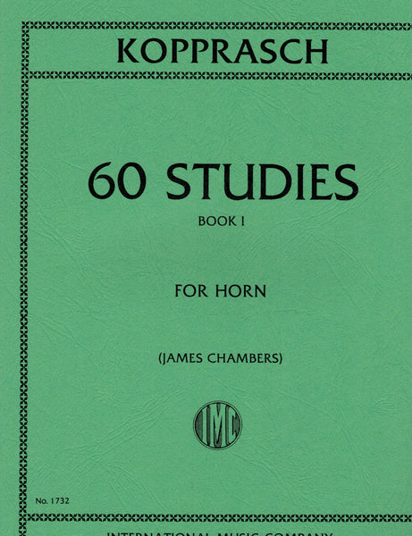 Kopprasch, ed. Chambers - 60 Studies, Book 1 - Horn Method
