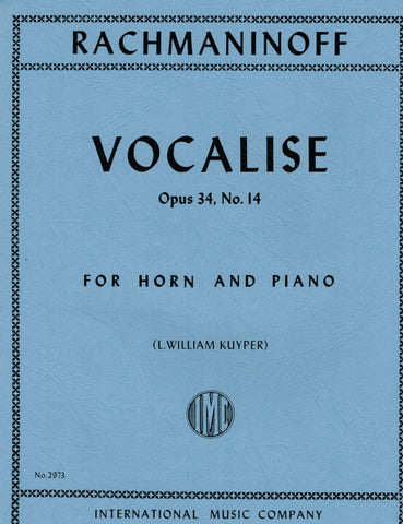 Rachmaninoff, tr. Kuyper - Vocalise, Op. 34/14 - Horn and Piano