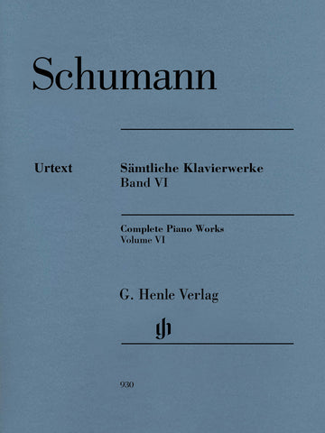 Schumann, eds. Herttrich et al. – Complete Piano Works, Vol. VI – Piano