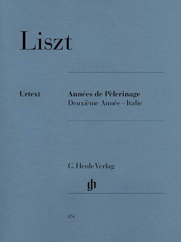 Liszt, ed. Herttrich – Annees de Pelerinage Deuxieme Anee: Italie – Piano