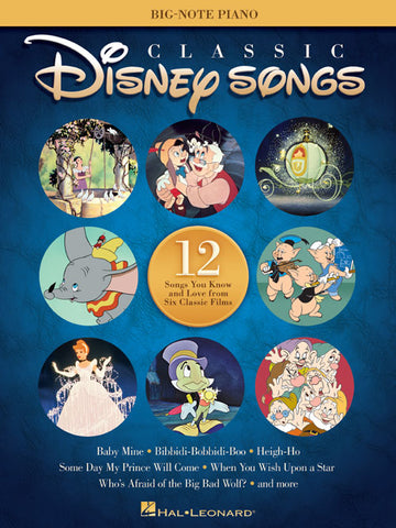 Various - Classic Disney Songs - Easy Big Note Piano