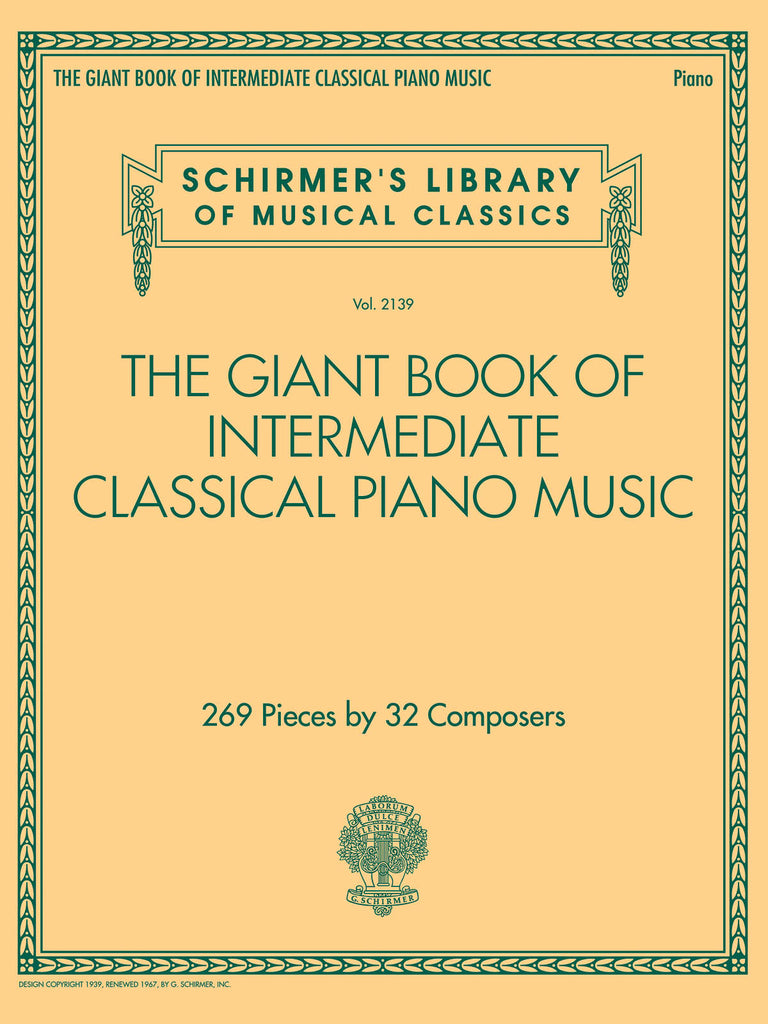 Various – The Giant Book of Intermediate Classical Piano Music – Piano