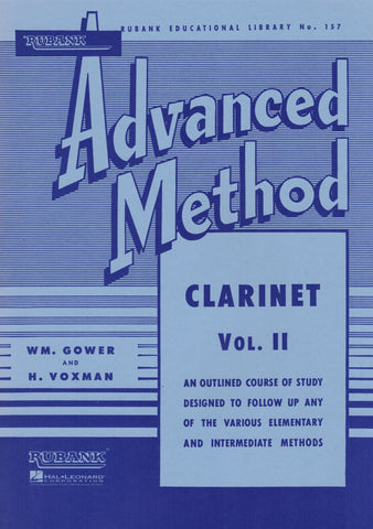 Gower and Voxman, eds. – Rubank Advanced Method, Vol. 2 – Clarinet Method