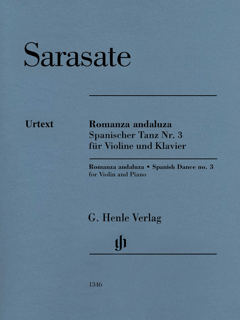 Sarasate, ed. Jost – Romanza Andaluza (Spanish Dance No. 3) – Violin and Piano