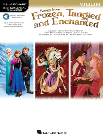 Various - Songs from "Frozen", "Tangled", and "Enchanted" (w/Audio Access) - Violin Solo