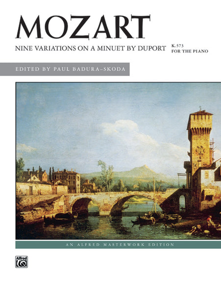 Mozart, ed. Badura-Skoda – Nine Variations on a Minuet by Duport, K. 573 – Piano