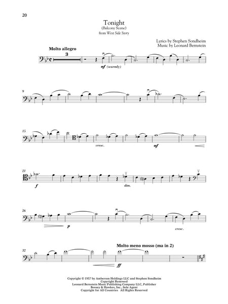 Various – Broadway Songs for Classical Players: 12 Famous Melodies from the Stage – Cello and Piano
