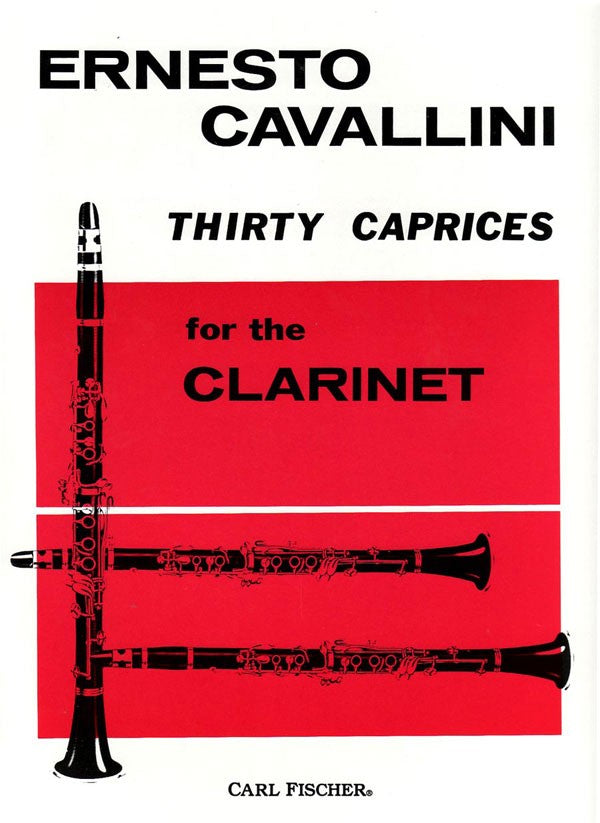 Cavallini – Thirty Caprices – Clarinet Method