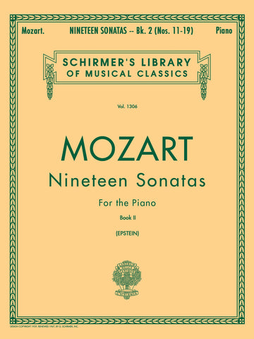 Mozart, ed. Epstein – 19 Sonatas, Book 2 – Piano