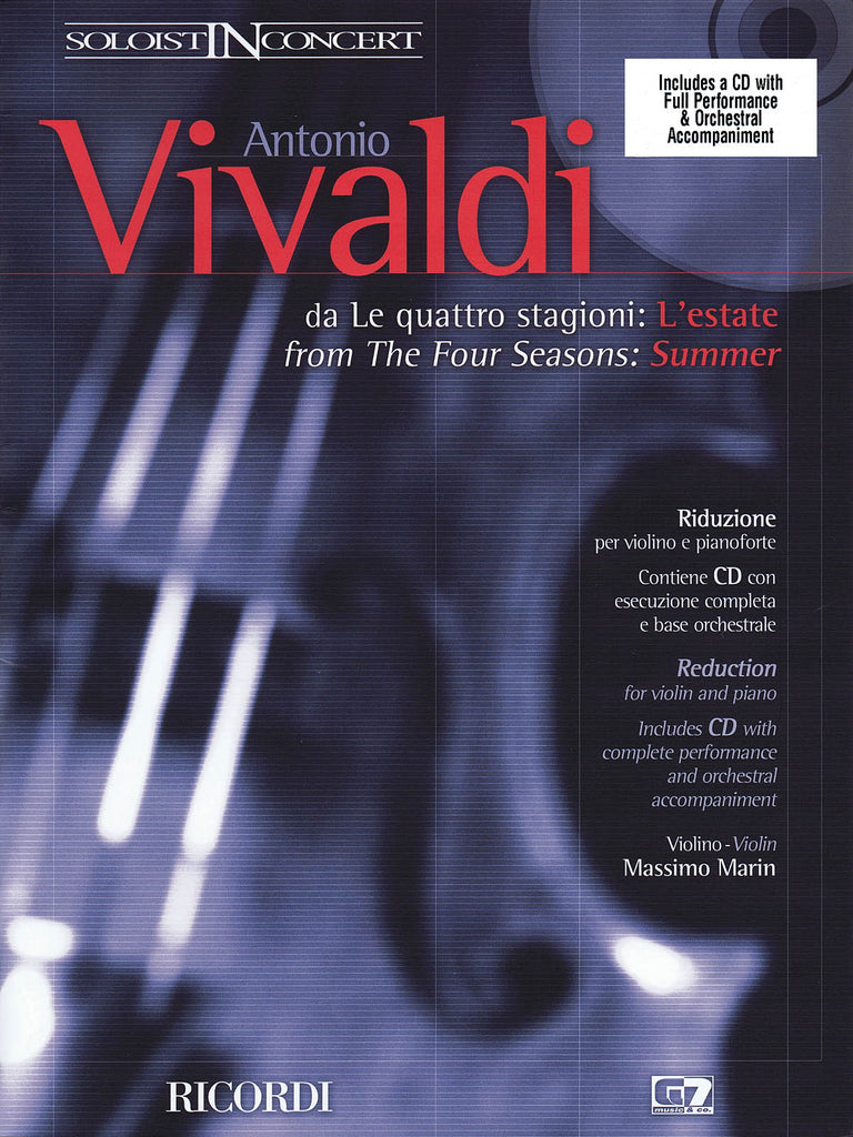 Vivaldi - Four Seasons: Summer (w/CD orch. acc.) - Violin and Piano