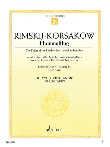 Rimsky-Korsakov - Flight of the Bumble-Bee - 2 Pianos, 4 Hands