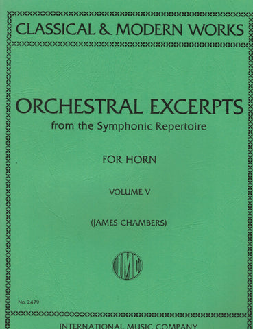 ed. Chambers - Orchestral Excerpts, Vol. 5 - Horn