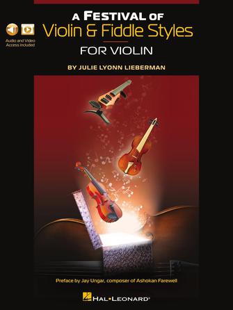 Lieberman - A Festival of Violin and Fiddle Styles for Violin (w/audio) - Violin Method/Anthology