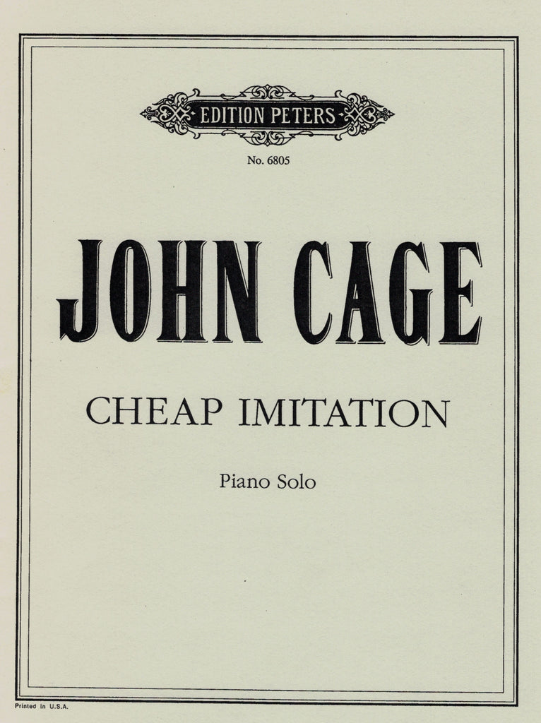 Cage – Cheap Imitation – Piano