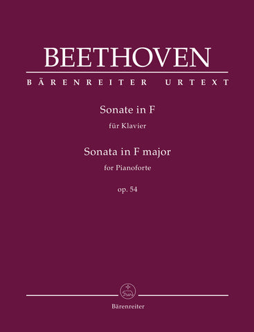 Beethoven, ed. Del Mar – Sonata in F Major, Op. 54 – Piano