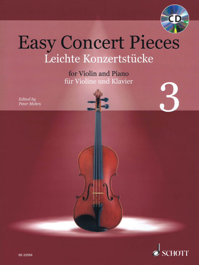 Mohrs, ed. – Easy Concert Pieces 3 – Violin and Piano