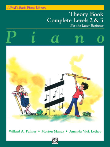 Alfred's Basic Later Beginner: Theory, Levels 2 and 3 (Complete) - Piano Method