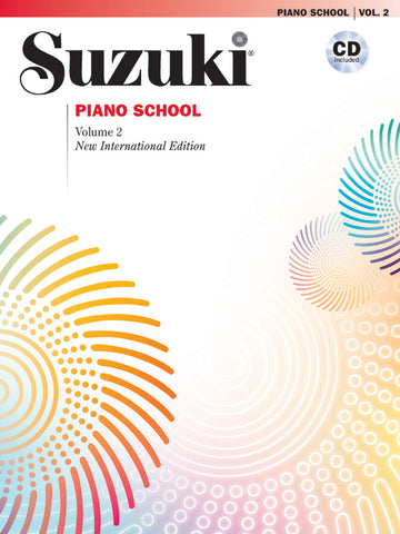 Suzuki Piano School: Volume 2 (w/CD, New International Edition) - Piano Method