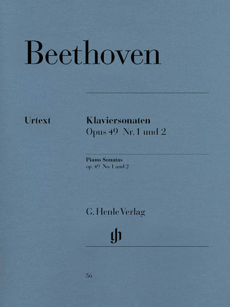 Beethoven – Two Easy Piano Sonatas: Op. 49 No. 1 and 2 – Piano