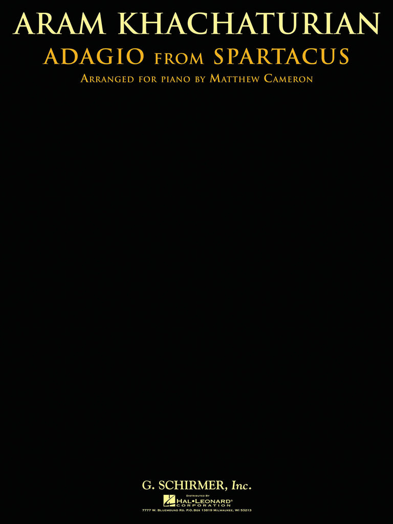 Khachaturian, arr. Cameron – Adagio (from Spartacus) – Piano