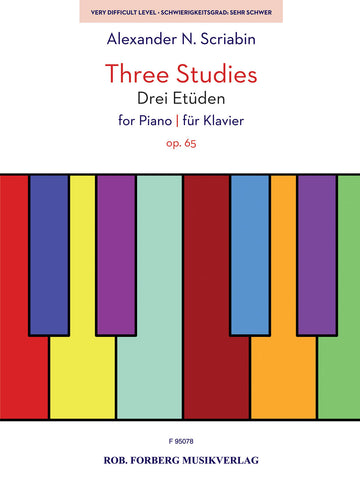 Scriabin – Three Studies, Op. 65 – Piano